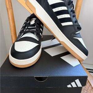 Adidas Break Start Black and White Sneakers
